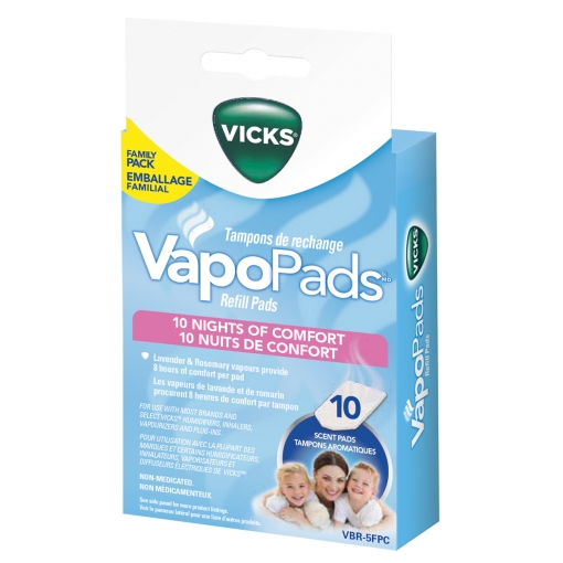 Vicks VBR-5FPC Lavender & Rosemary VapoPads®, 10 Pack