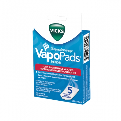 Vicks VSP-19-CAN Soothing Menthol VapoPads®, 5-Pack